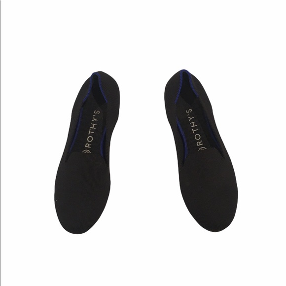 Rothys Womans Black Round Toe Loafers - Picture 3 of 6